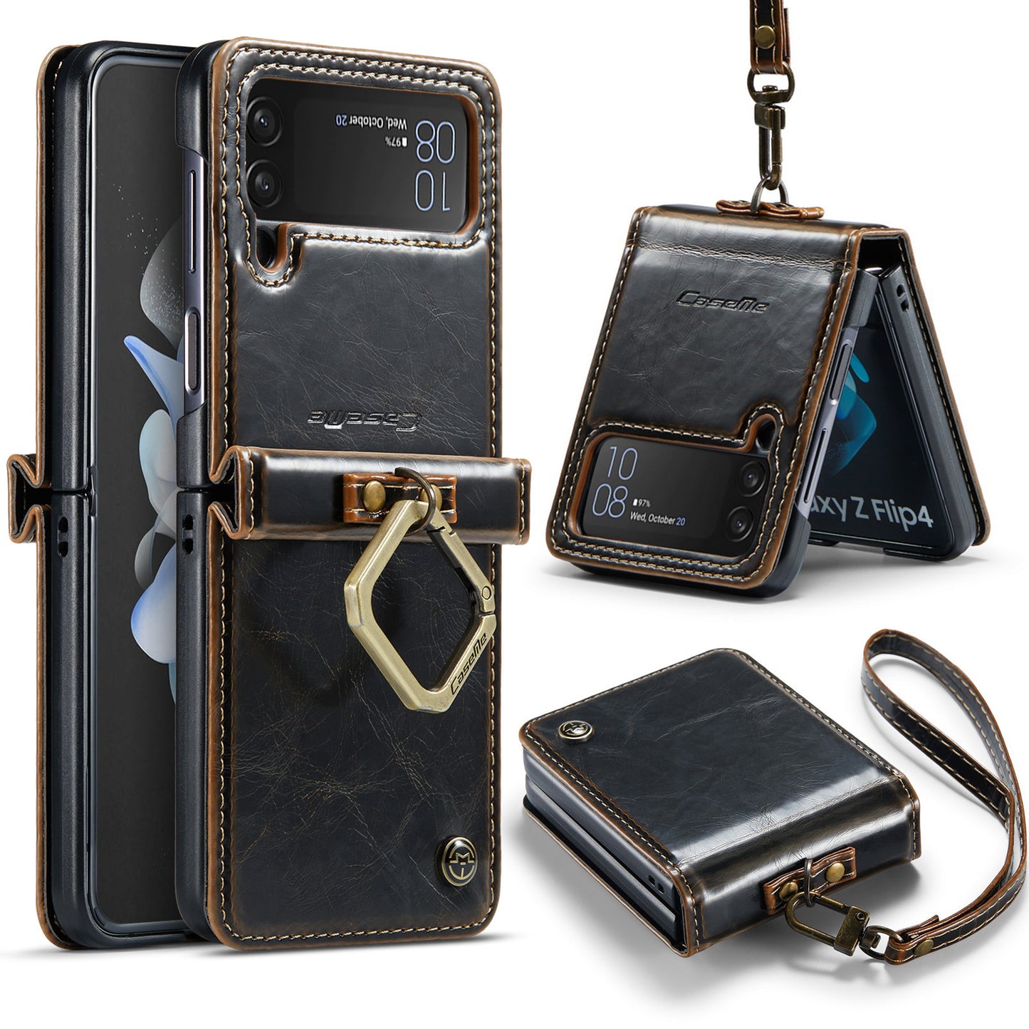 Horse Pattern - Z Flip3/4/5 Case - Samsung - HeyFolks