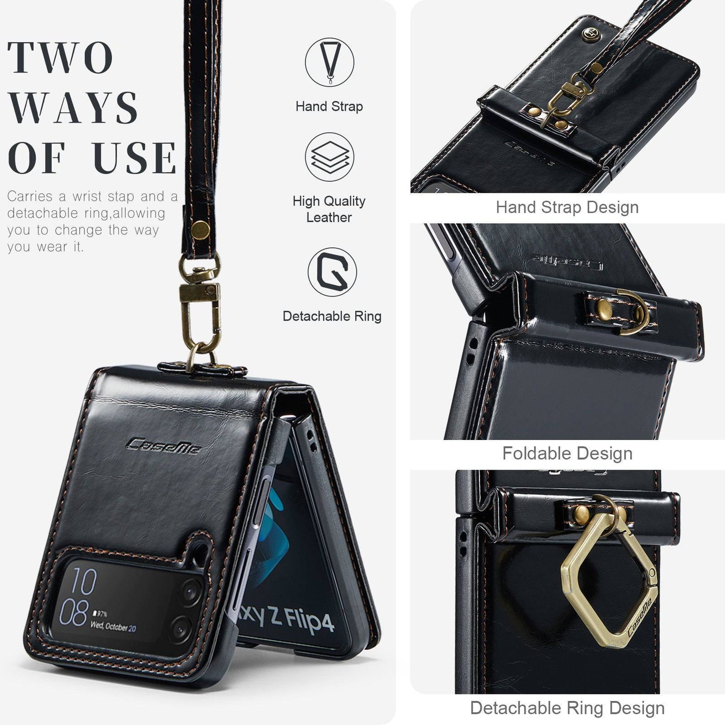 Horse Pattern - Z Flip3/4/5 Case - Samsung