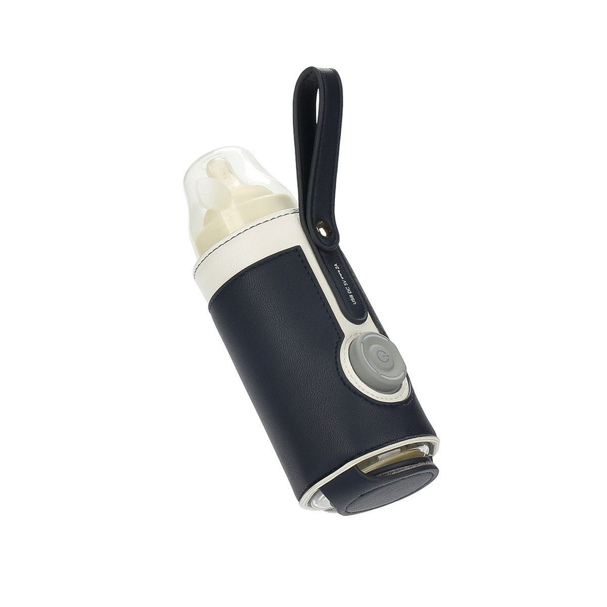 Warm Milk Bag Leather Three-speed Adjustable Heating Bottle Bag