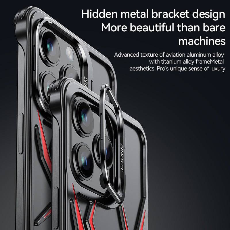 Frameless Metal Spider Case - iPhone