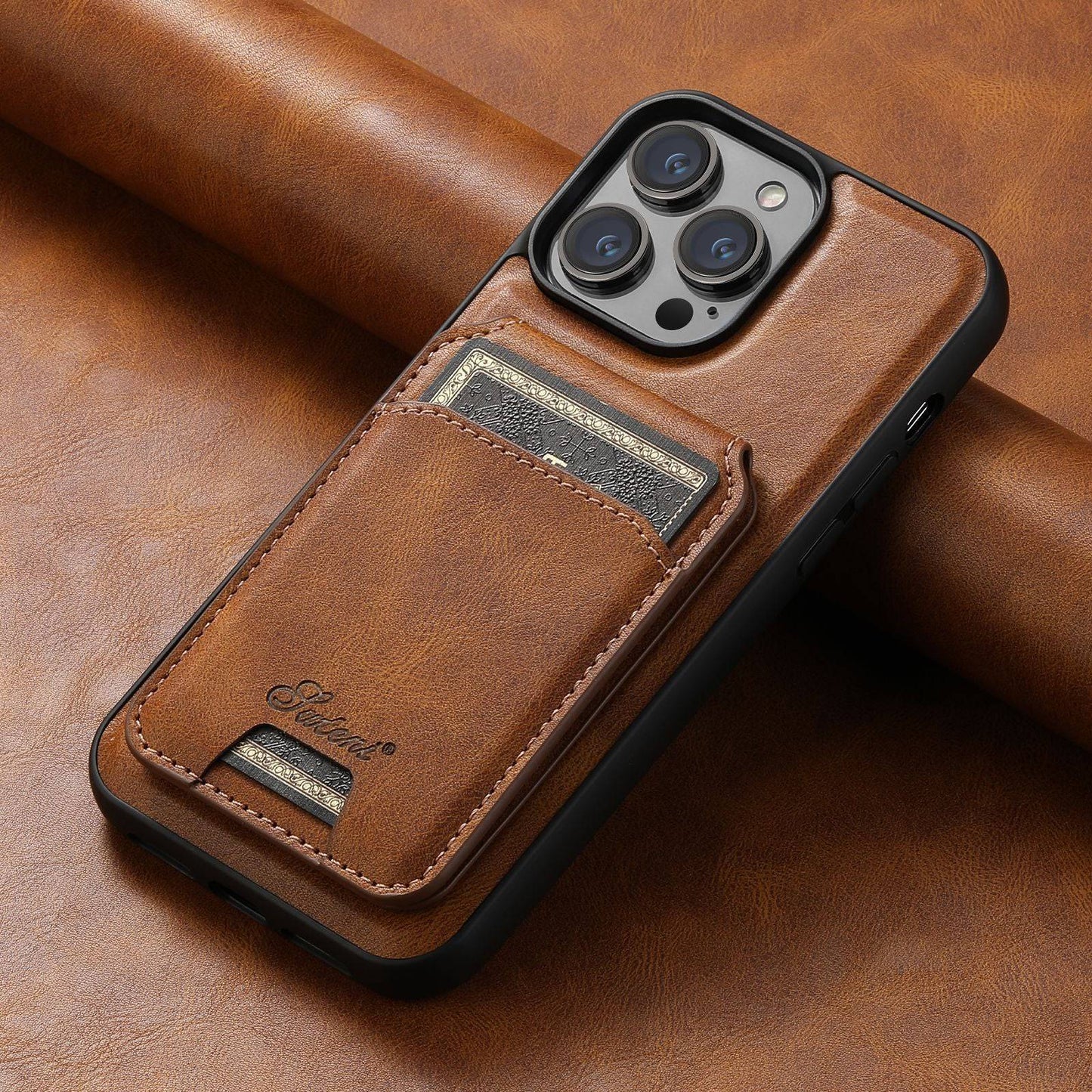 PU Leather EliteGuard Wallet Case