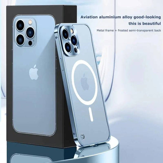 Metal Magnetic Phone Case For iPhone